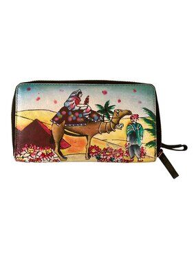 Artistic Expressions By Shariff Hand Painted Egyptian Wedding Wallet